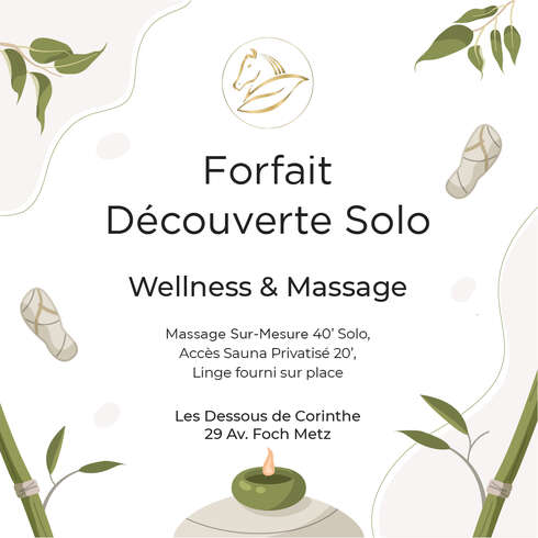 Wellness treatment Forfait Découverte Solo
