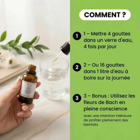 Wellness treatment Fleurs de Bach TDAH