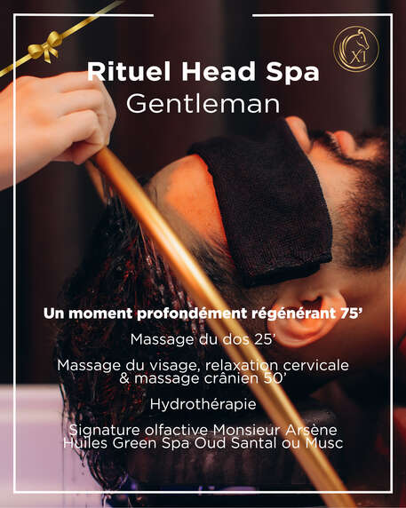Soin bien-être Rituel Gentleman Head Spa 75 min